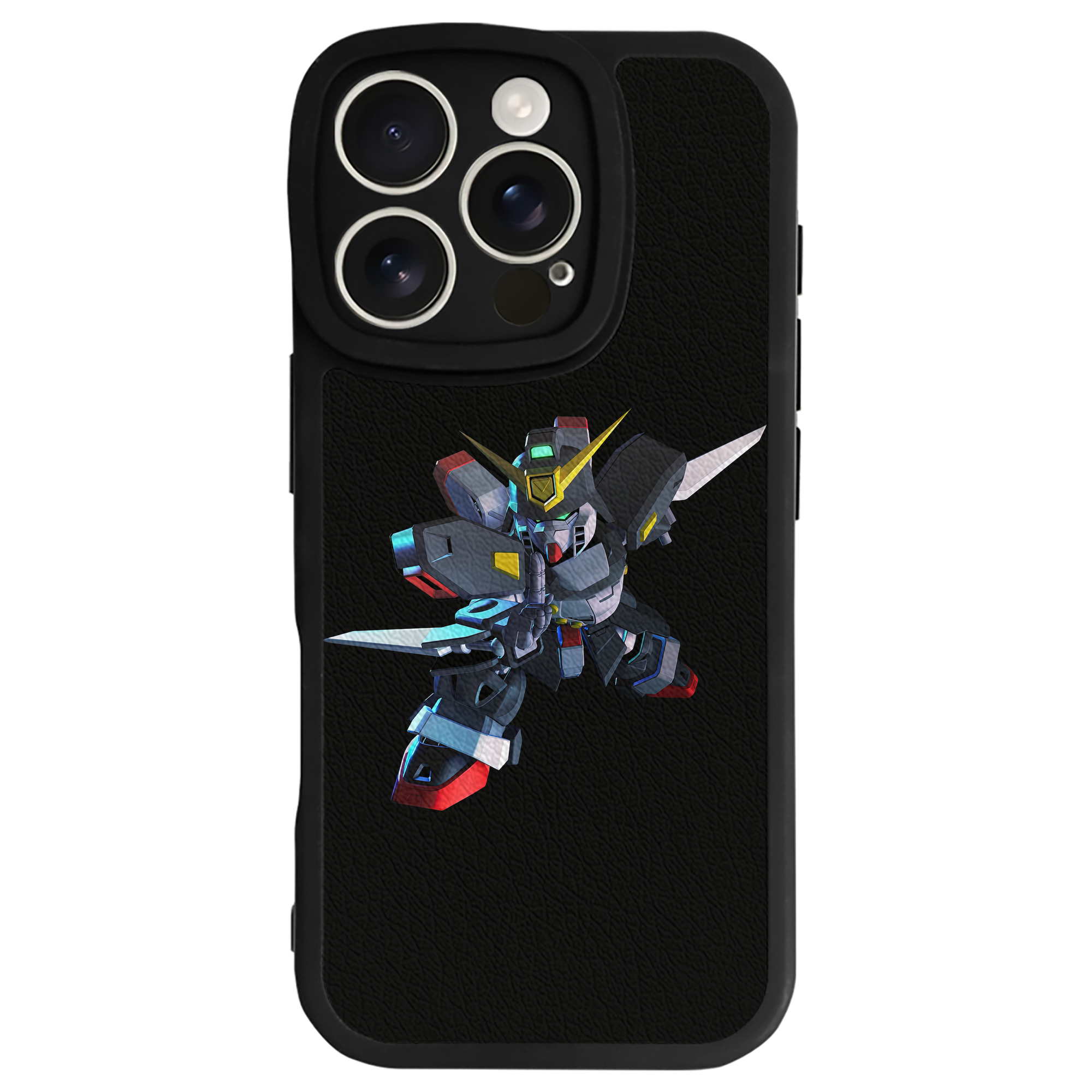 （画像用） 機動戦士ガンダム Mobile Suit Gundam 【iPhone 16シリーズ対応】シリコンスマホケース（レザー調） 材質：シリコン